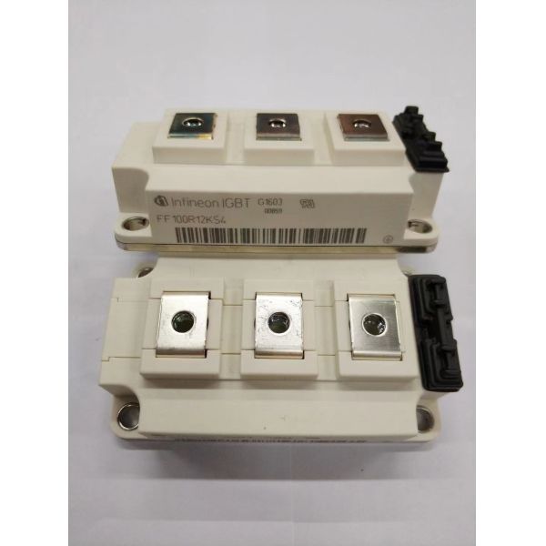 FF100R12KS4 1200V/100A 3-in-1 IGBT Module Integrated Brake Chopper Low VCE(sat) High Speed Switching Low Loss Built-in NTC Isolated Baseplate for Industrial Drives & Solar Inverters