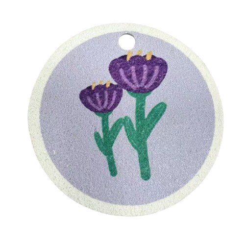 Quick Dry Cellulose Kitchen Sponge Reusable Eco Friendly Printing Pattern For Kitchen Cleaning