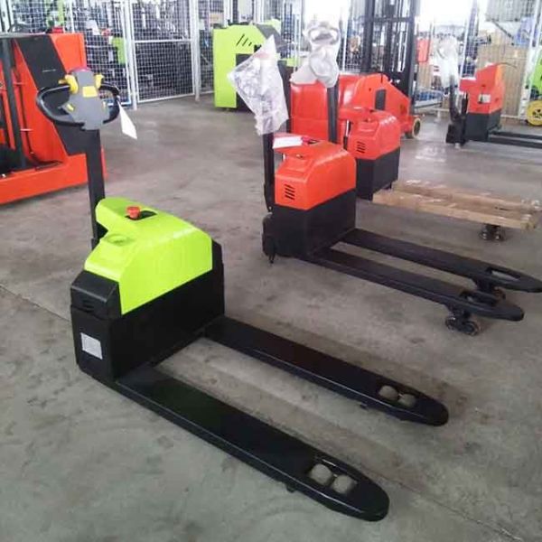 1.5T Walking Pallet Truck 1500kgs Pollution Free Hydraulic Lift Pallet Jack