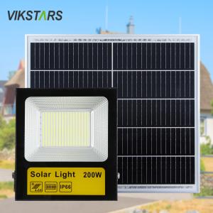 Cheapest Price ABS solar flood lights 30w 60w 100w 200w for yard garden park