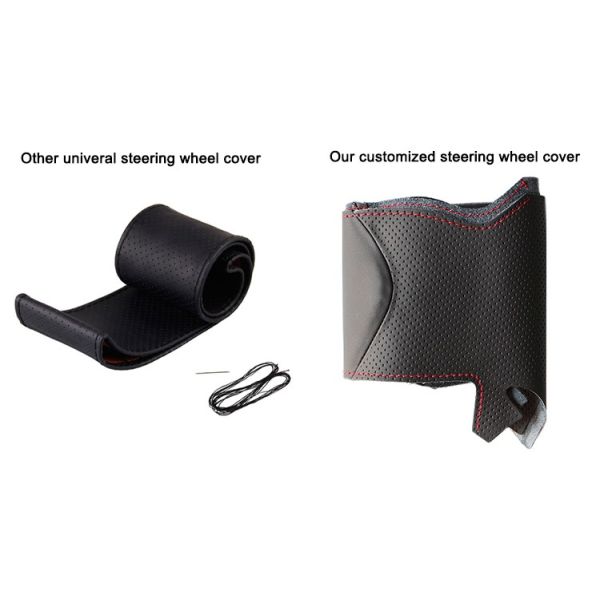 Design Your DIY Leather Steering Wheel Cover for Mazda CX-5 CX5 Atenza 2014 New Mazda 3 CX-3 2016 Scion iA 2016