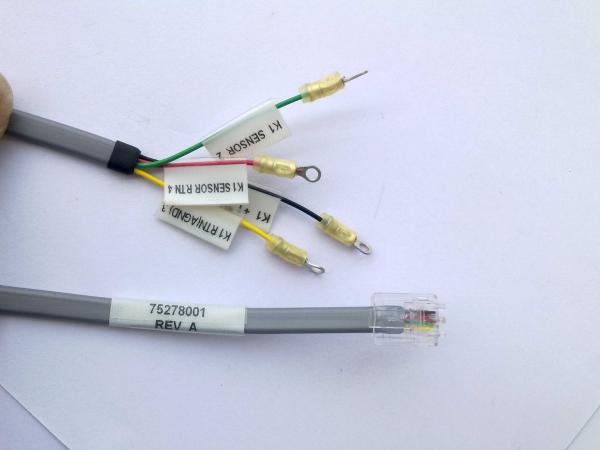 Cbl Assy Cutter Tube S93 7 S91 S7 para a número da peça 7 075278001 do cortador GT7250 S 93