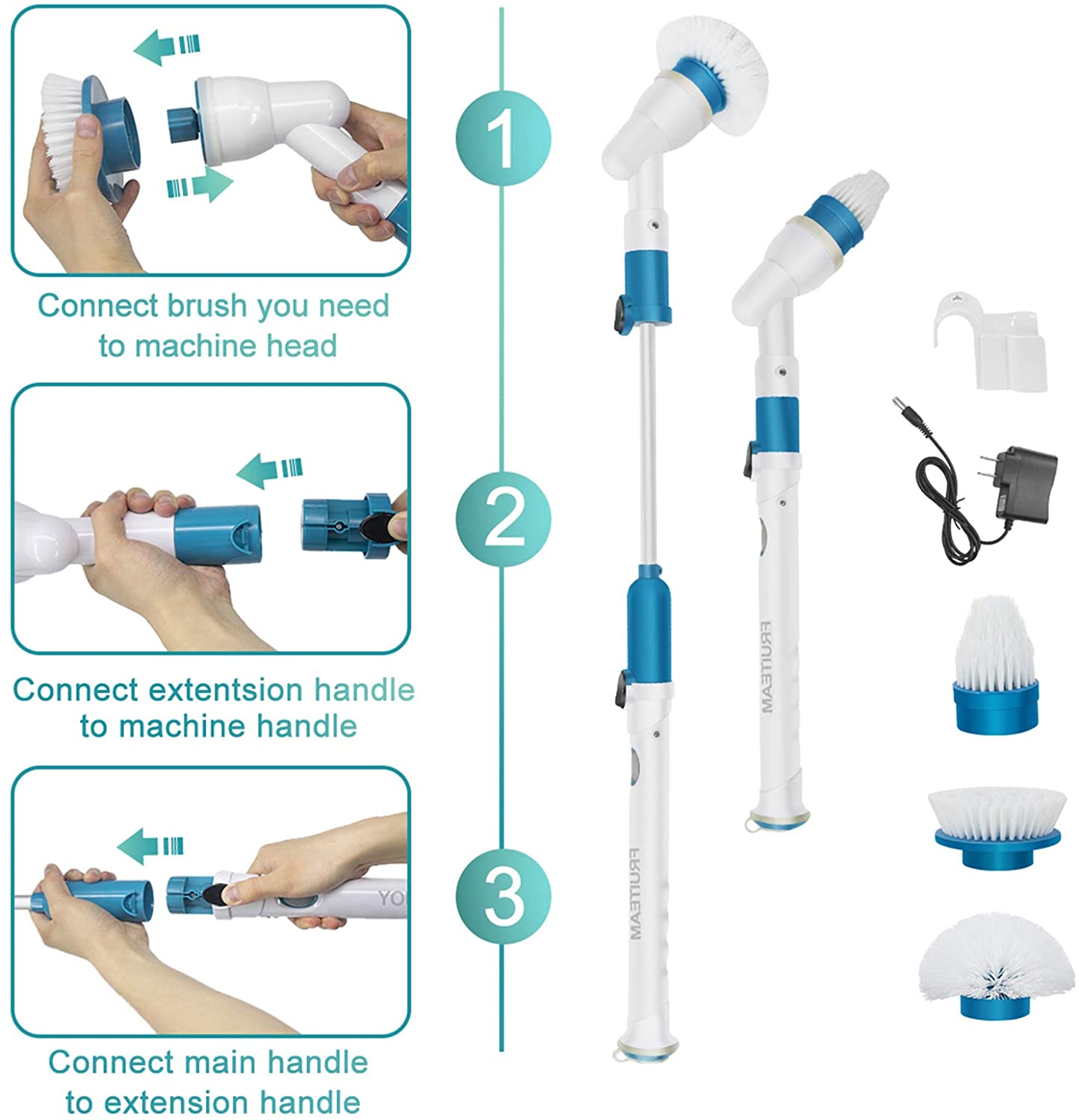 Нержавеющая сталь скруббера ванны SGS электрическая роторная 300 RPM