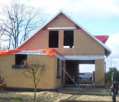 Casa pré-fabricada, casa de campo modular de aço clara, casas modulares da casa pré-fabricada para o escritório