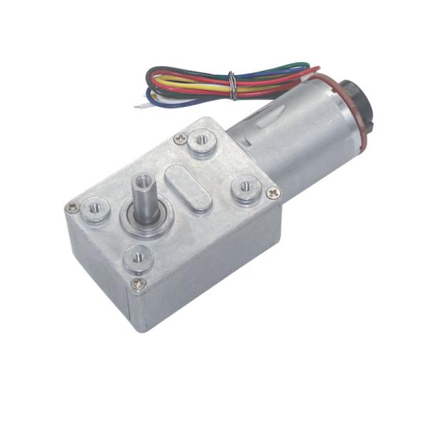 Auto pequeno da C.C. 12v dos motores JGY370 da engrenagem da C.C. do sem-fim do codificador que trava 150rpm