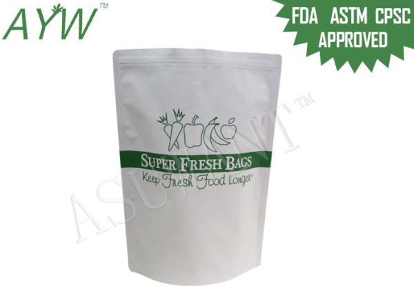 O empacotamento de alimento Reclosable ensaca o cheiro/umidade - prova para vegetais verdes