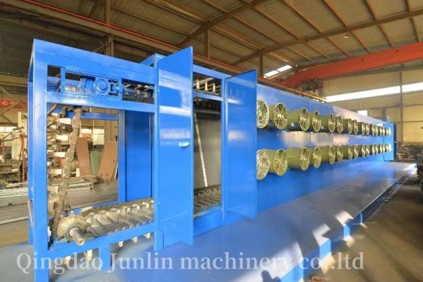 Machine de refroidissement en continu de lots de caoutchouc sur pied / Ligne de refroidissement par convoyeur