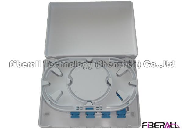 Mini Type Wall Mounted FTTH Fiber Terminal Box For Home User With Four SC Ports