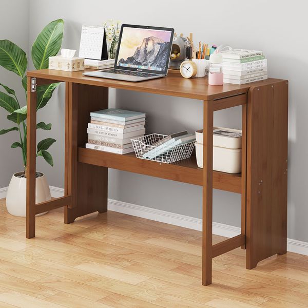 Household Folding Desk Living Room Large Study Table Office Space Saving Foldable Writing Workbench Home Furniture
