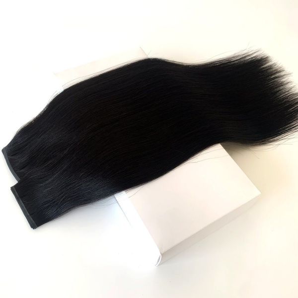 Hair Grade Remy Hair European PU Skin Weft Human Hair Extensions Double Drawn PW-24268