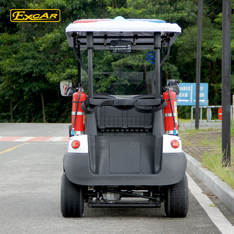 4 Seater Electric Golf Cart For Security Cruise Car With Caution Light
