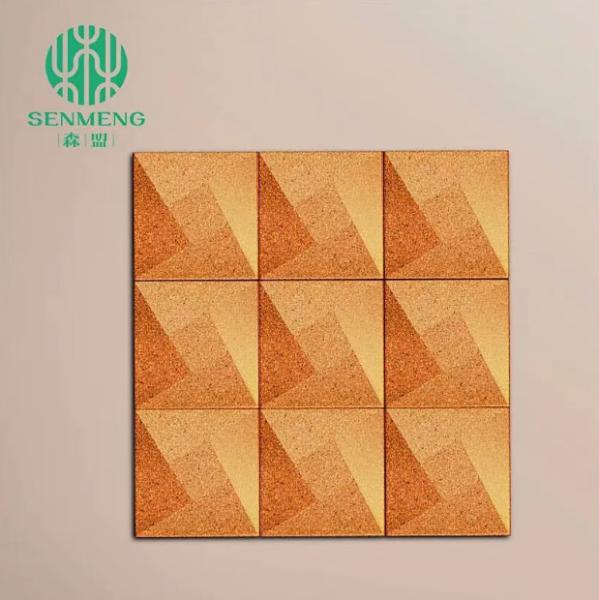 Natural Cork Wall Tiles Premium Quality Heat Insulation Cork wall Panels