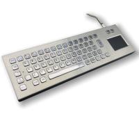 IP65 Clavier industriel en acier inoxydable Bureau Clavier étanche à l'eau étanche à la poussière -40°C