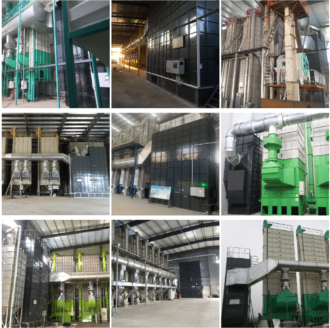35T Wheat Dryer Machine Mixed Flow Type Automatic Controlled Grain Drying Use