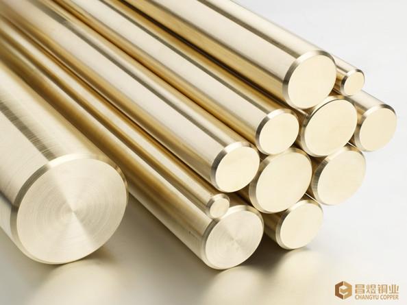 High Strength Copper Round Rod C26200 Brass Bar 260-270 °C Easy Welding
