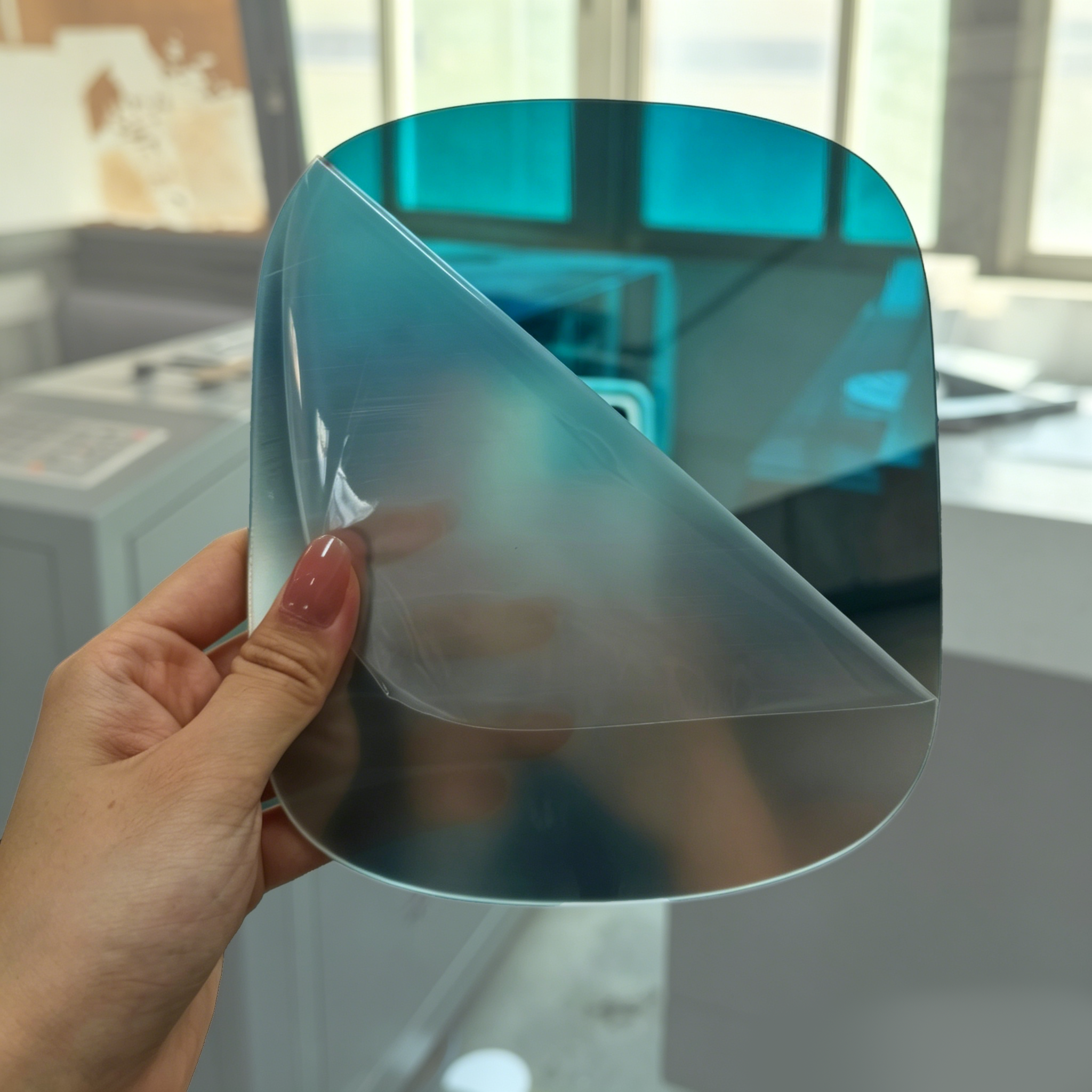 150×200mm 2 Way Mirror Sheet High Transmittance PMMA Customization 2mm