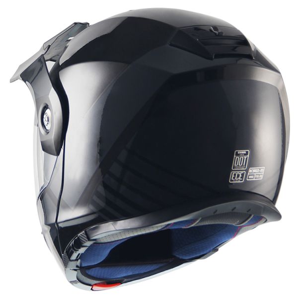 Double Visor Custom Black Dot Flip Up Motorcycle Helmet for Replacement/Repair Needs