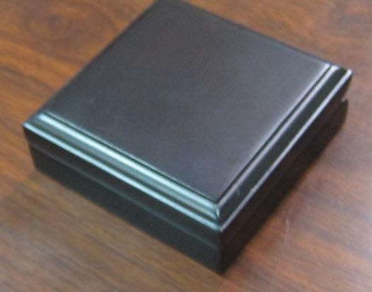 Luxury Wooden Coin or Medal Boxes with sterio outside top
