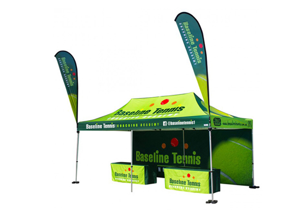 Weatherproof Outdoor Folding Tent 3M X 6M With Canopy Aluminum Frame