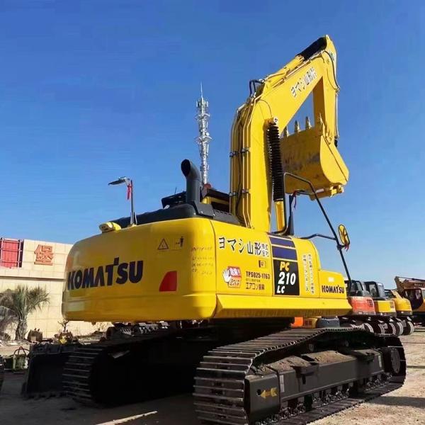 PC210 Used Komatsu Excavators Original Engine 110kw Rated Power Short Working Hours