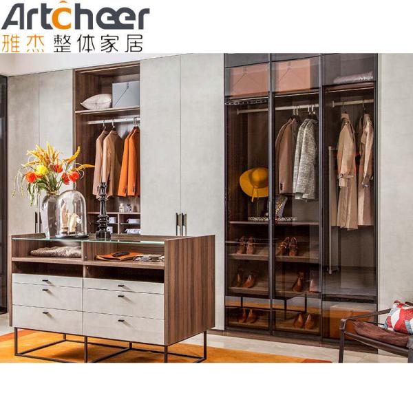 Roupas organizadoras de meados do século andar no armário armário simples guarda-roupa para móveis de quarto