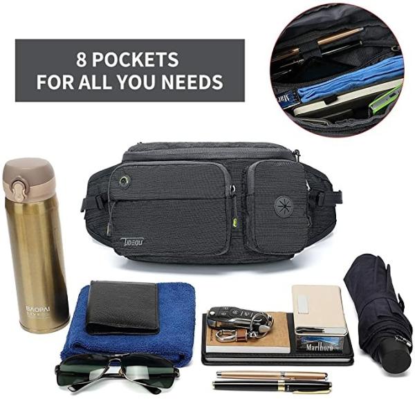 Bum Dog Walking Bag Running Waist Bag For Hiking Cycling