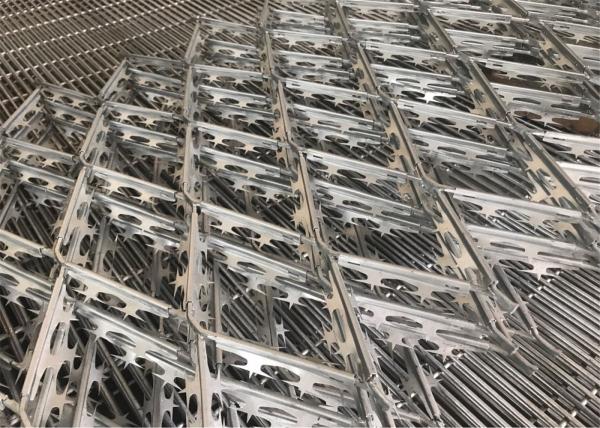 Welded Razor Mesh Fence Panels 1.2m x 2.5m mesh 75mm x 150mm blade length 60mm