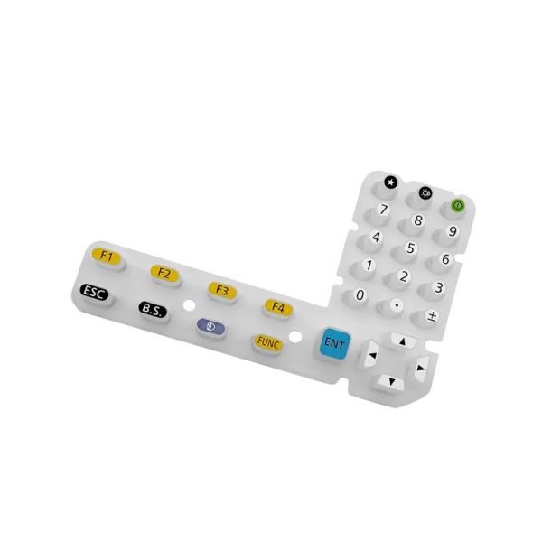 Customized High Quality New Rubber Keyboard With Silicone Rubber Keys
