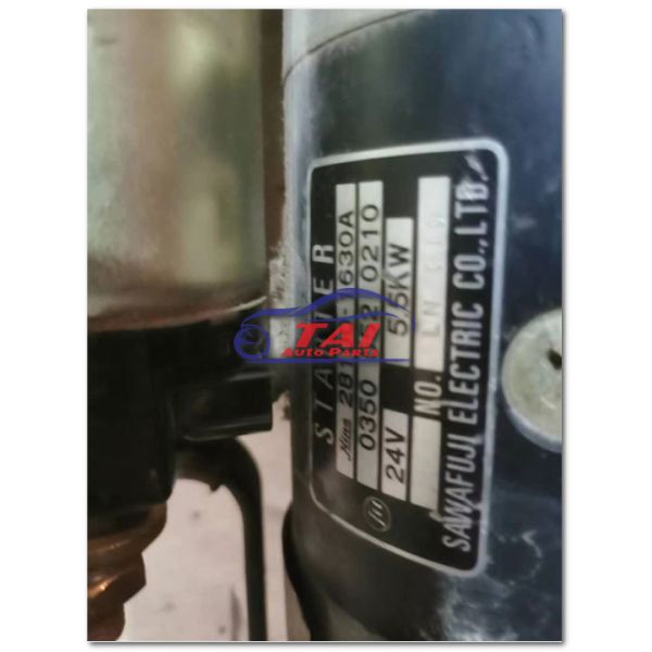 совершенно новое мотора стартера 24V 28100-1894B DENSO 4.5KW W06E W04D W06D неподдельное
