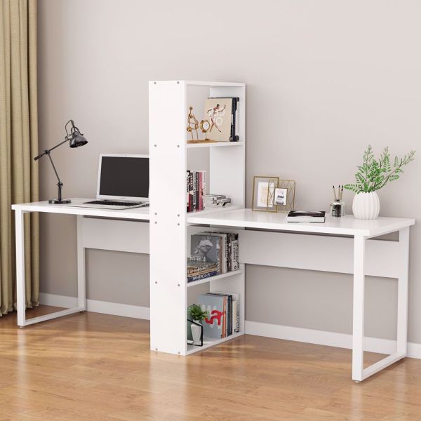 Modern Soho Computer Desk with Book Shelves Standard and Customized
