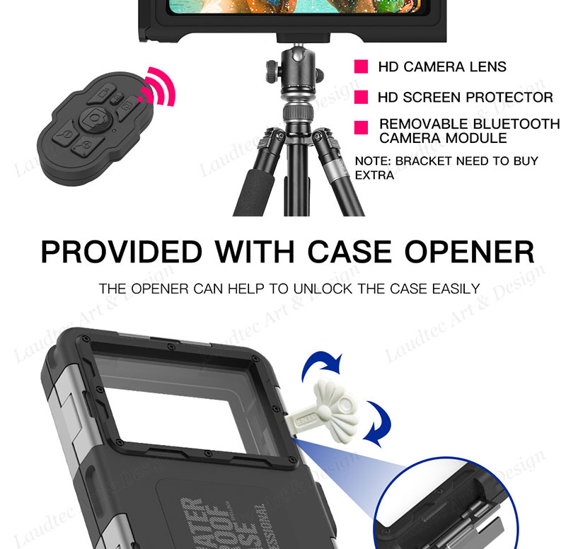 360 Full Waterproof Diving Cell Mobile Phone Case Cover High Clear Transparent for Iphone 15 14 13 12 Plus Pro Max