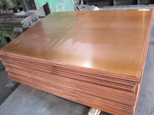 Bus Bar Solid Copper Sheet Stamping Parts C11000 1000*2000mm Industrial