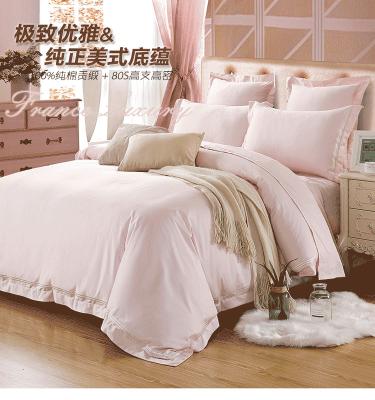 Modern Style All Cotton Bedspreads , Softest 100 Cotton Full Size Bed Sheets