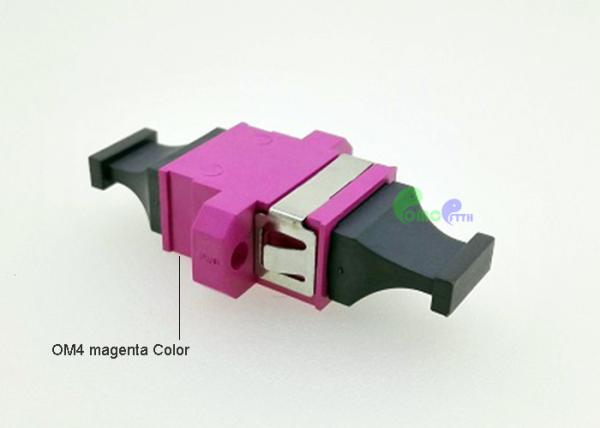 Palavra simples com flange completa, chave oposta do adaptador da fibra ótica de MTP/MPO até para baixo