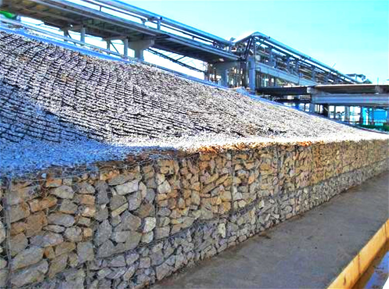 Rustproof загородка каменной стены Gabion ячеистой сети H2m Gabion