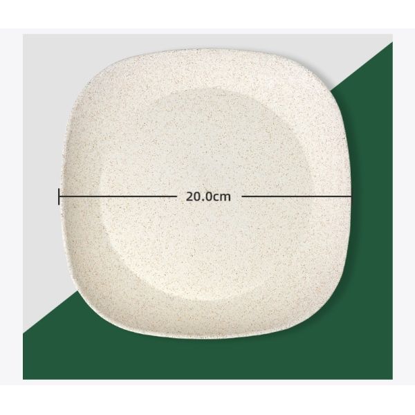 43cm*33cm*33cm Package Size Disposable Tableware Made from Eco-friendly Rice Husk