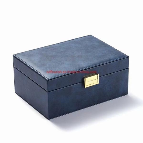 Custom Cardboard Paper Jewelry Boxes Ring Necklace Luxury Jewelry Box With Mirror