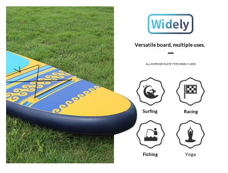 Factory supply Foldable Inflatable PVC Stand-Up Paddleboard (SUP) for Adult Surfing & Kayaking