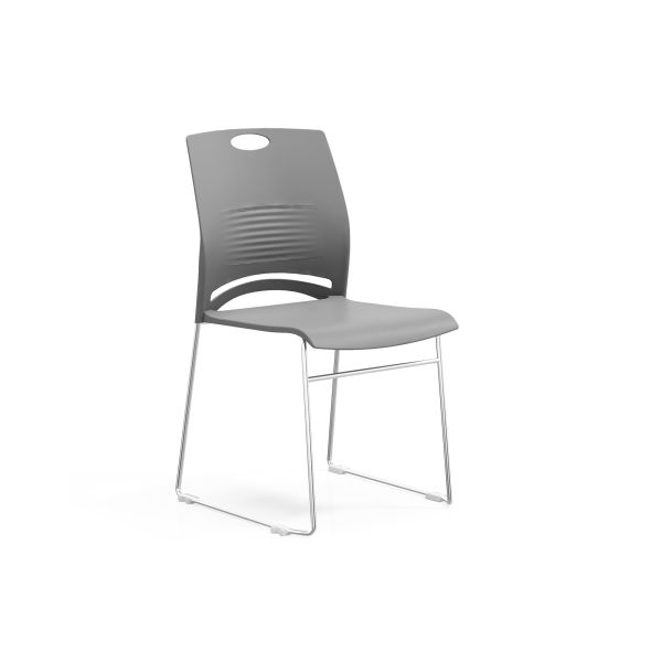 Stackable Modern Plastic Chair Offering Max Weight Capacity 130kg for Event Halls Training Centers and Workspaces