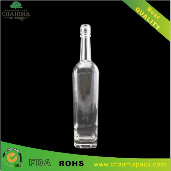 square Glass Bottle for Vodka