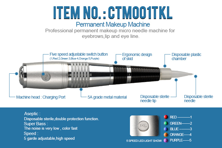 Регулируемый постоянный набор машины состава с 5 рангом Microneedle