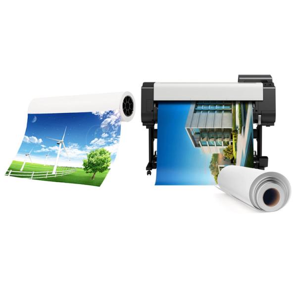 Pigment Dye Water Based RC Glossy Photo Paper For HP Epson