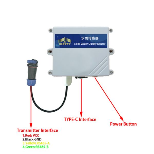ER26500 Battery Powered LoRaWAN Water Quality EC Sensor | Temperature Salinity TDS Monitor