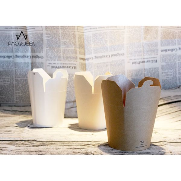 Oil Resistant Takeaway Food Containers Noodle Box Leak Proof For Restaurants
