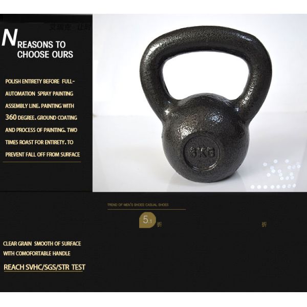4kg 6kg 8kg 10kg 12kg 16kg 20kg 40kg painting cast iron powder kettlebell