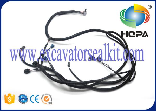 ISO9001 Standard Excavator Spare Parts , Hydraulic Pump Electrical Wiring Harness