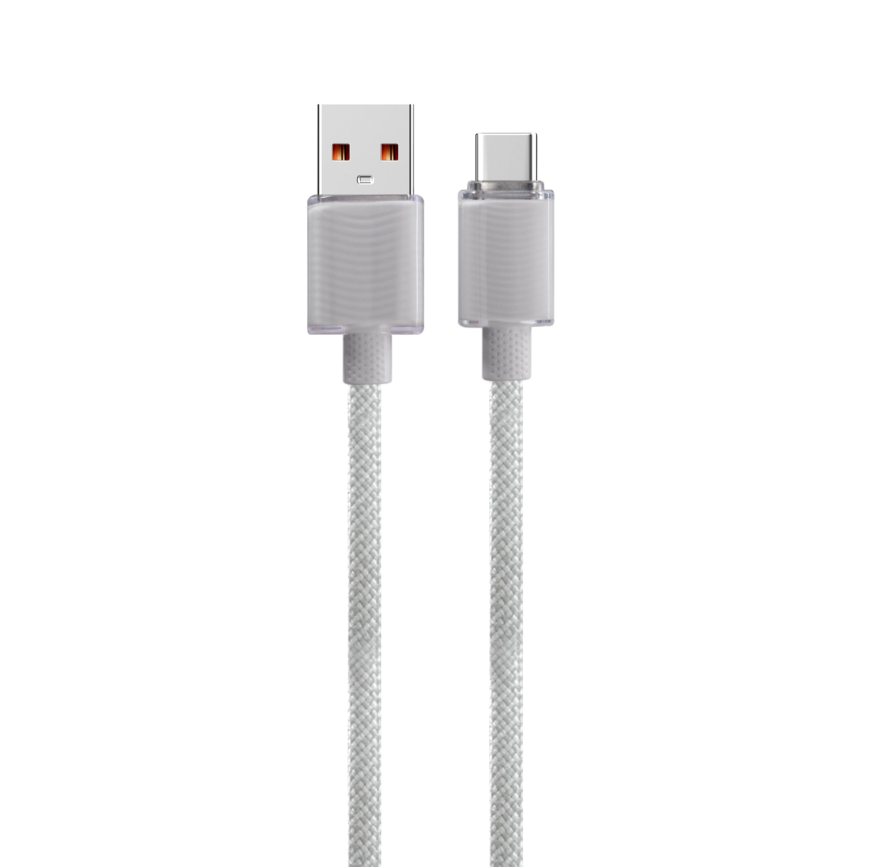 3A Braided A to M to C to L Charging Cable for Mobile Phone Charging Black/White/Purple