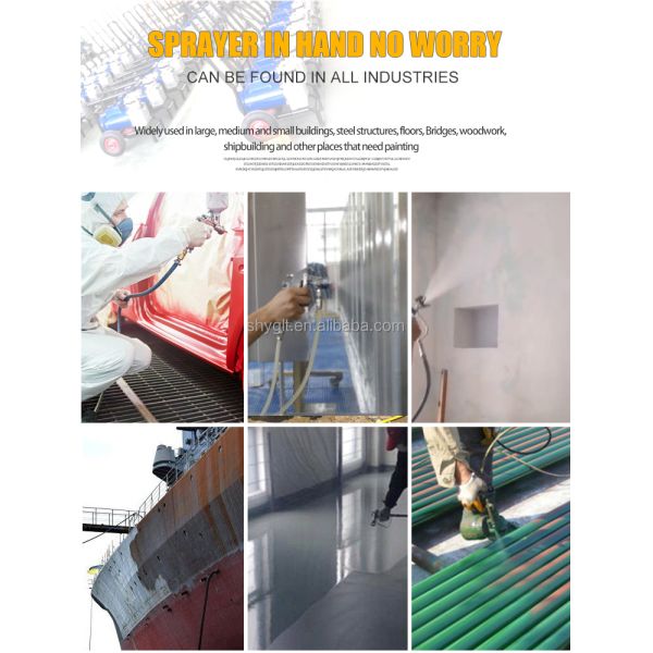 OEM 220vac Roof Spray Painting Equipment Latex Waterborne Color Paint Sprayer Device