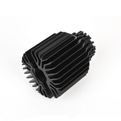 Aluminum Extrusion Heat Sink | Round/Square/Flat | Anodized Black/Silver | Custom Size & Design