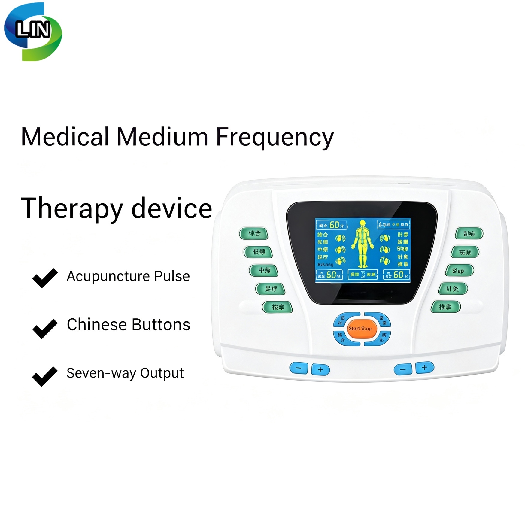 Medium-Frequency Massager for Physical Therapy with Simple Operation to Relieve Target Muscle Soreness